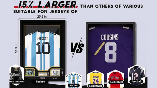 What Size Jersey Display Frame Do You Need? A Guide for Football, Basketball &amp; Baseball Jerseys