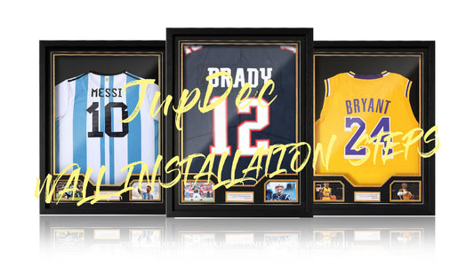 How to Hang a Jersey Display Case & Choose the Right Frame Material