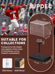One-piece mini helmet case design for instant setup 